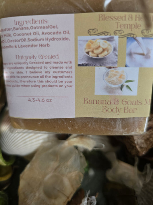 Banana & Goats Milk Soap Limited Edition