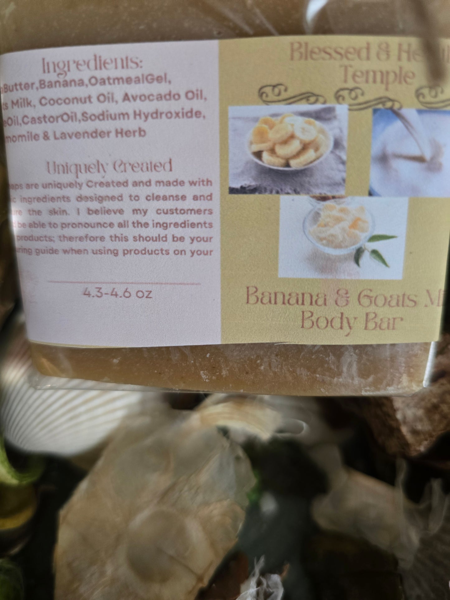 Banana & Goats Milk Soap Limited Edition