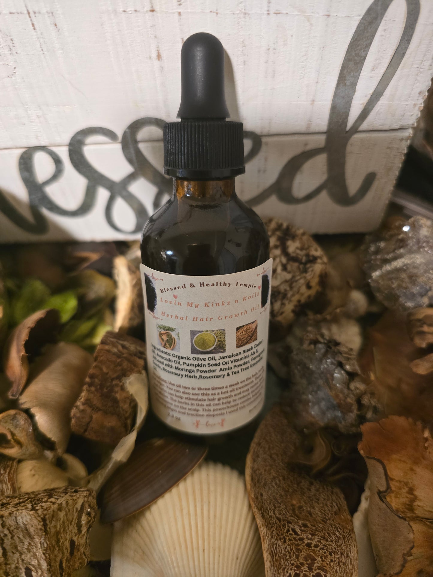Herbal Hair Growth Oil 4.2-4.3 oz