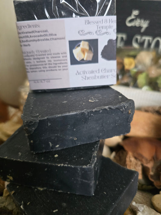 Activated Charcoal & Shea Butter Soap